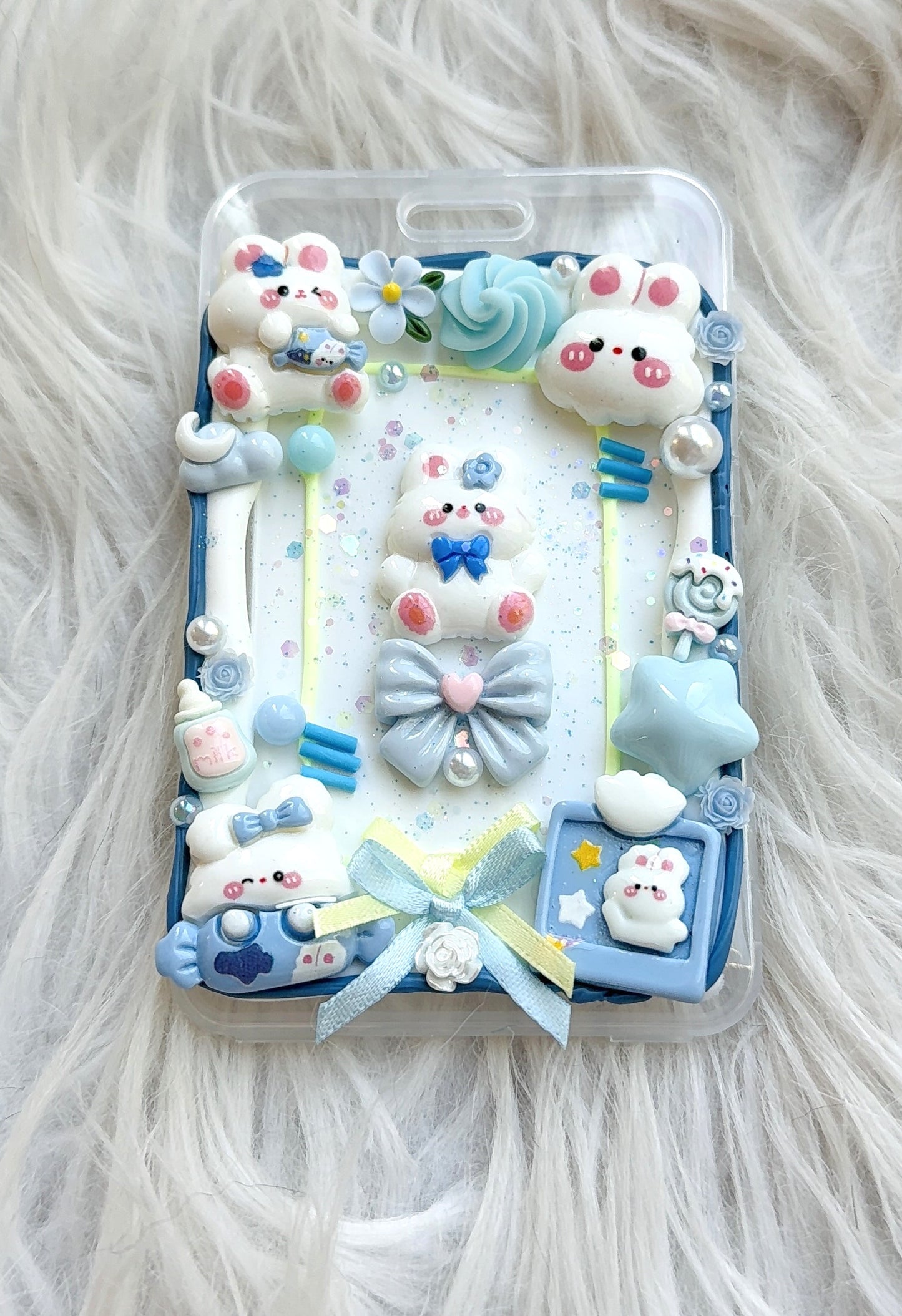 Card Holder - Frost Bunny