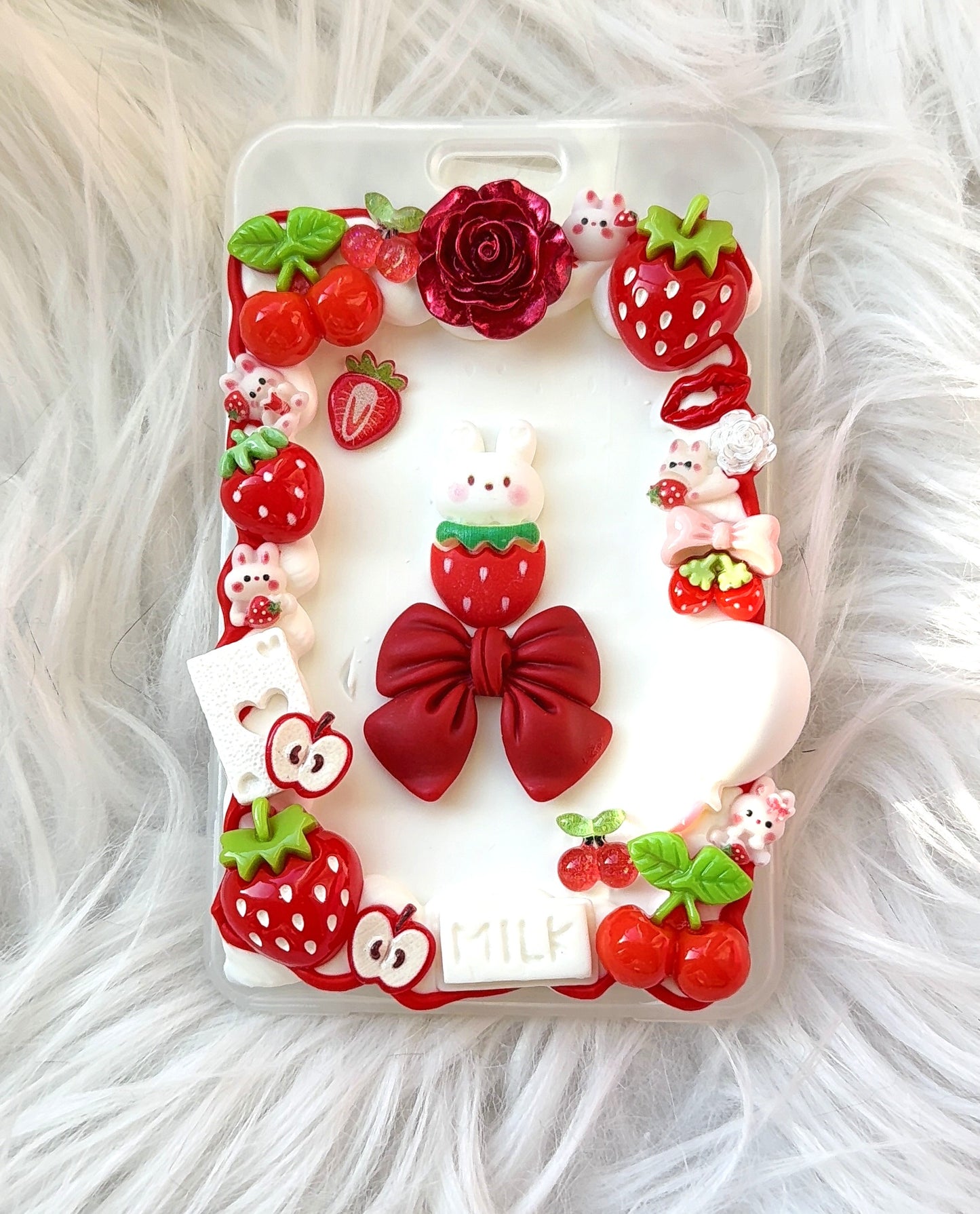 Card Holder - Cherry & Strawberry