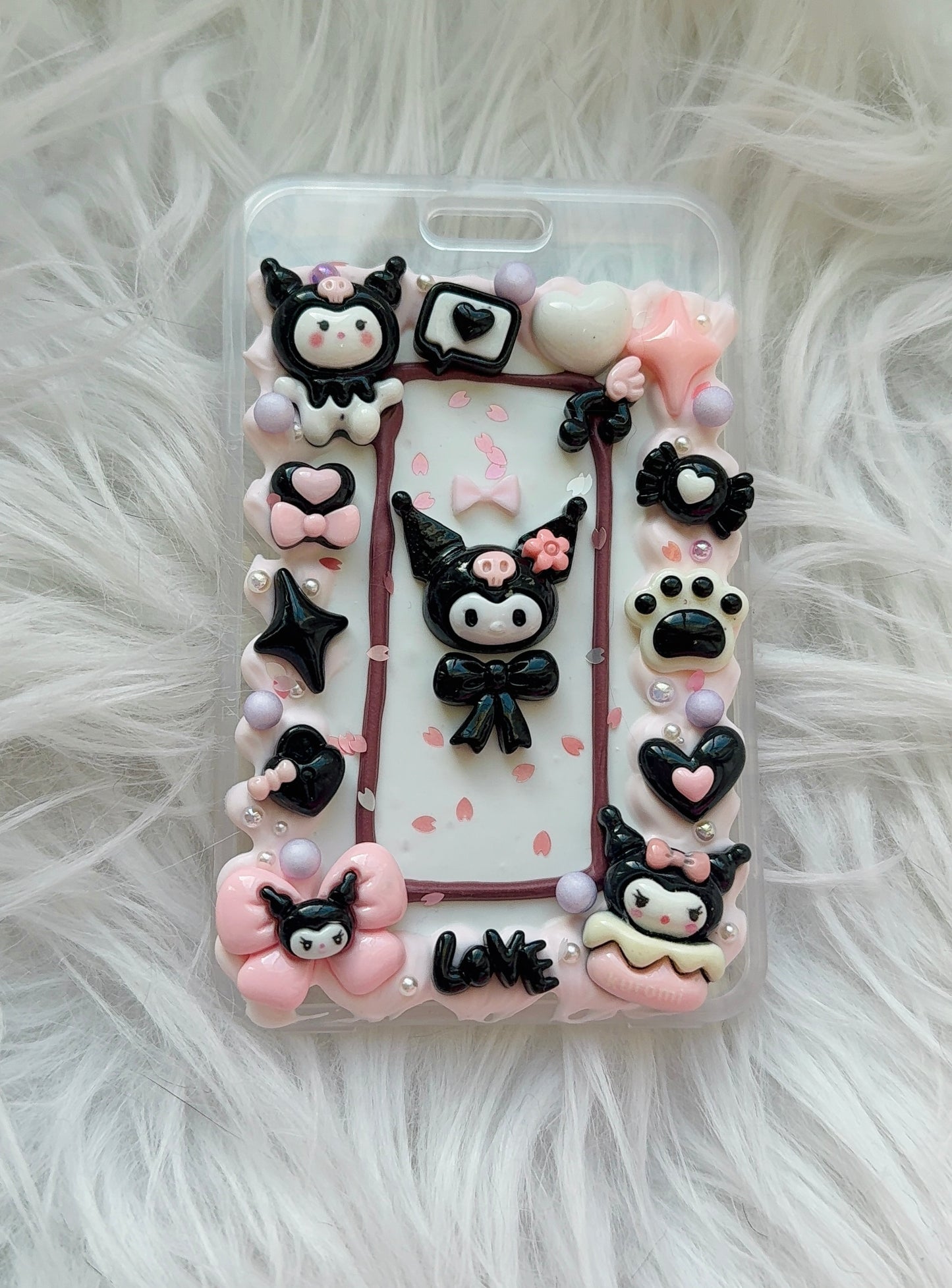 Card Holder - Pink Kuromi