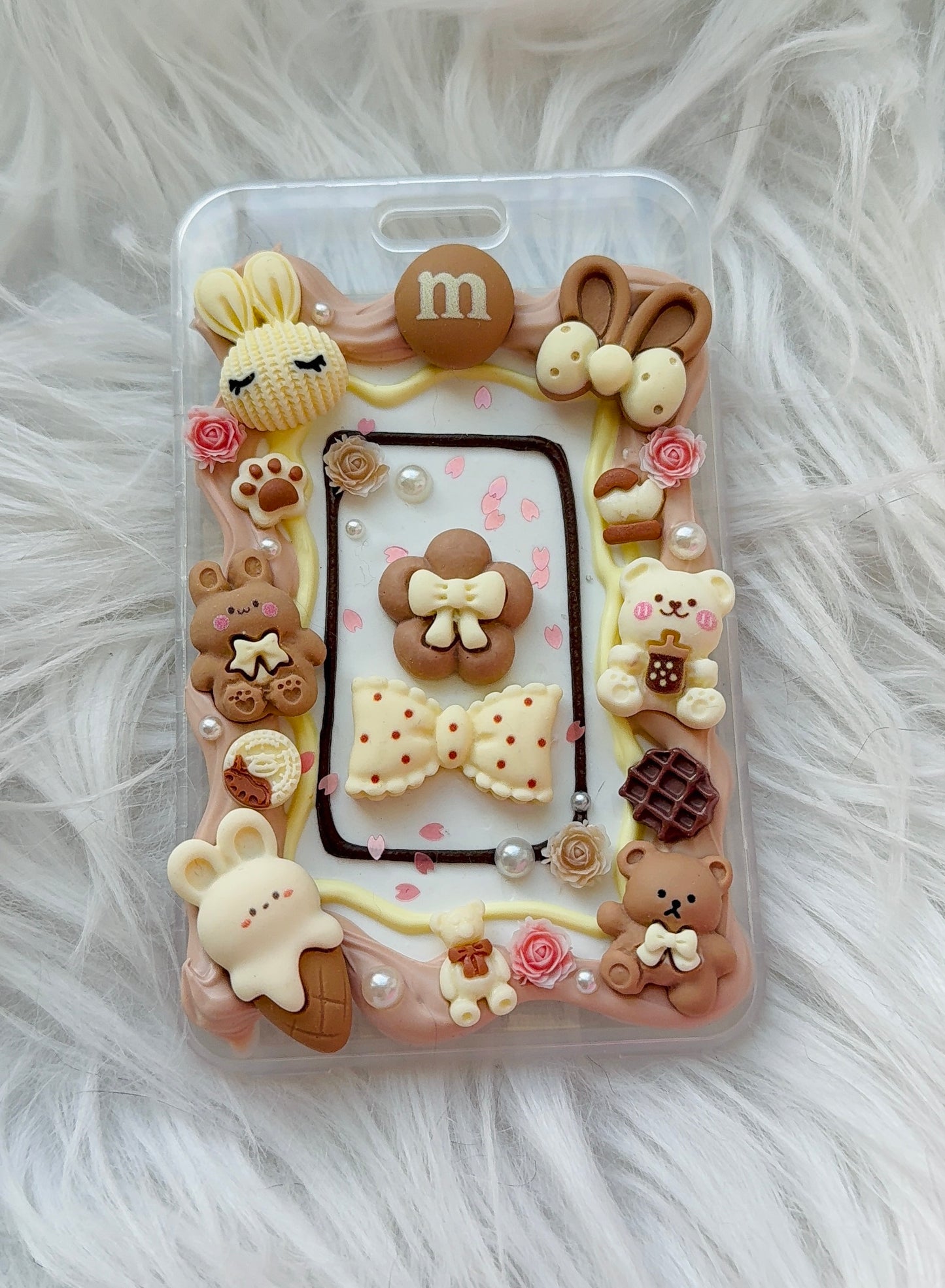 Card Holder - Rose Milktea