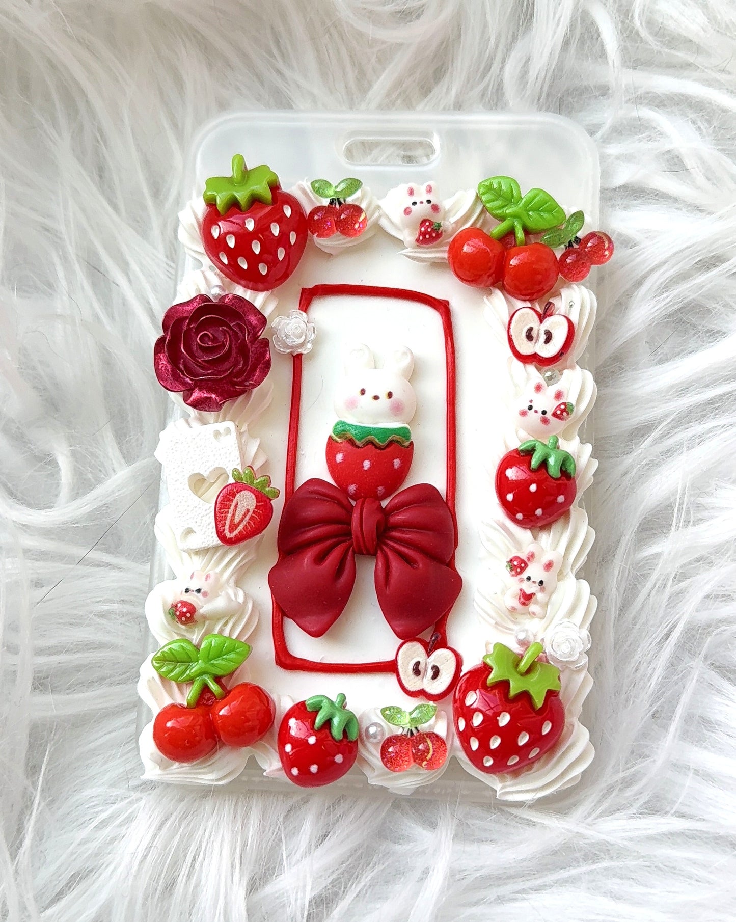 Card Holder - Cherry & Strawberry