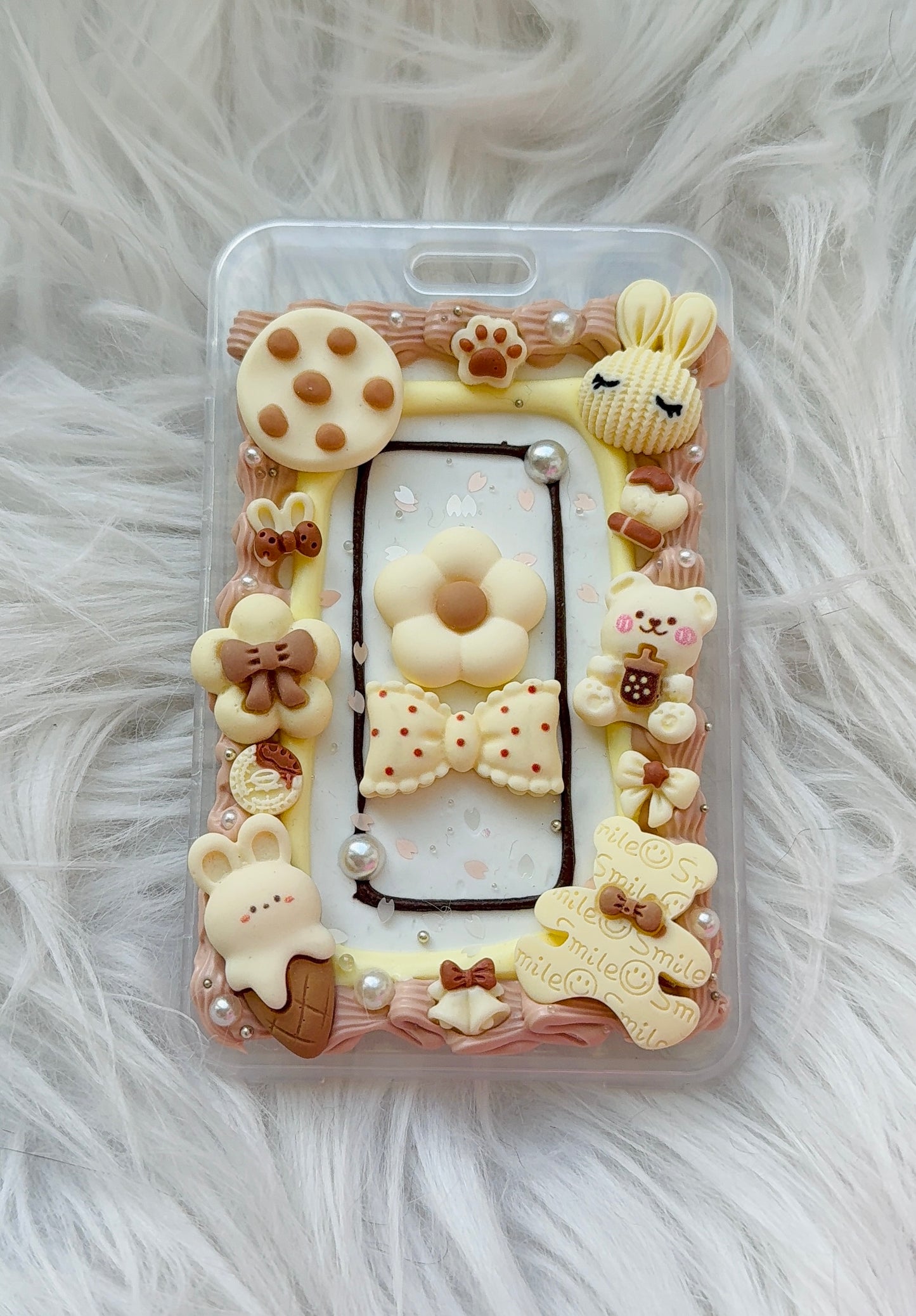 Card Holder - Rose Milktea