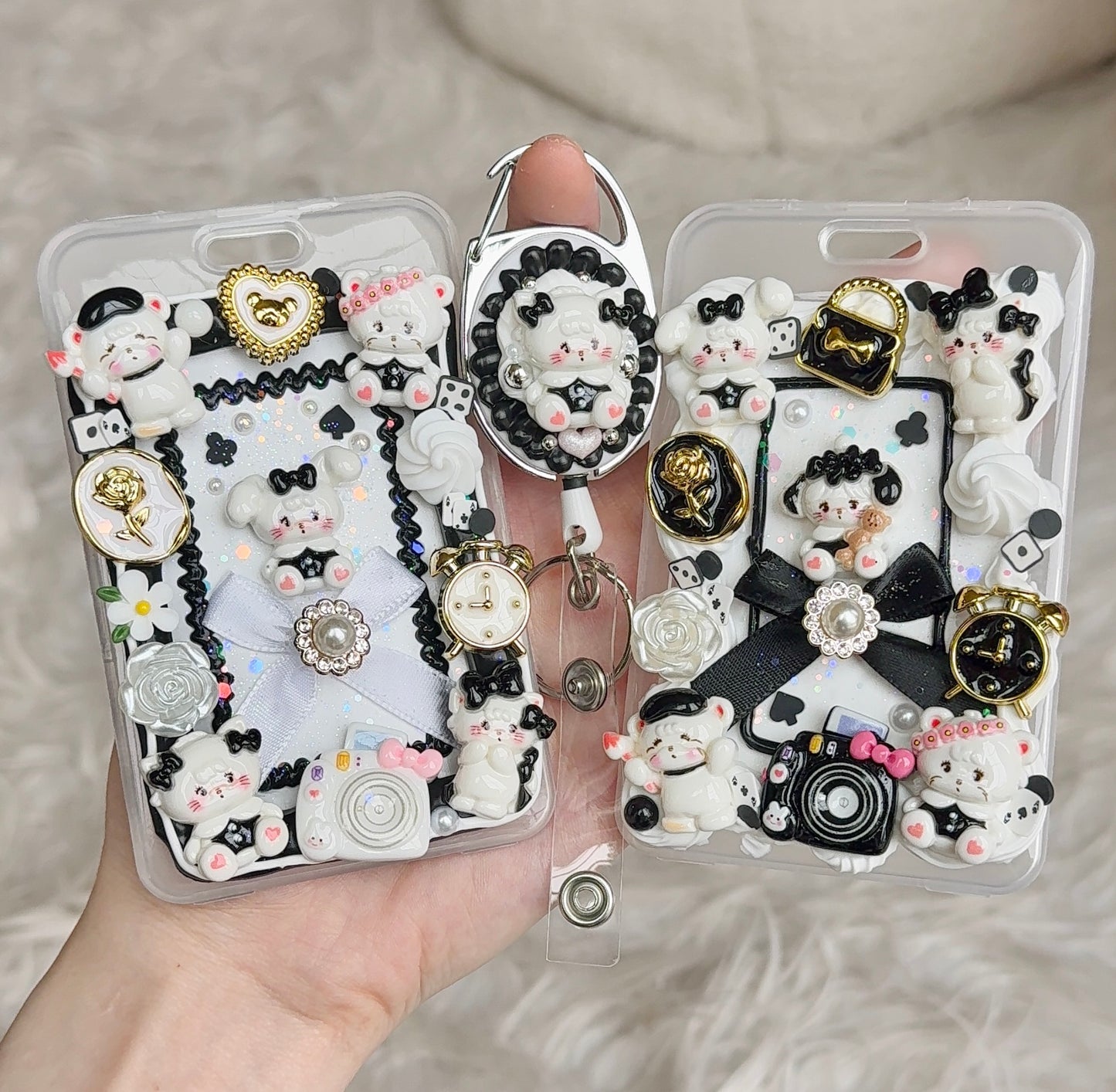 Card Holder - Noir Kitty