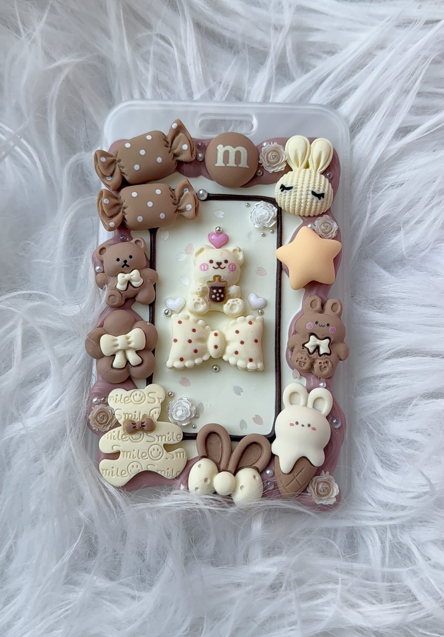 Card Holder - Rose Milktea