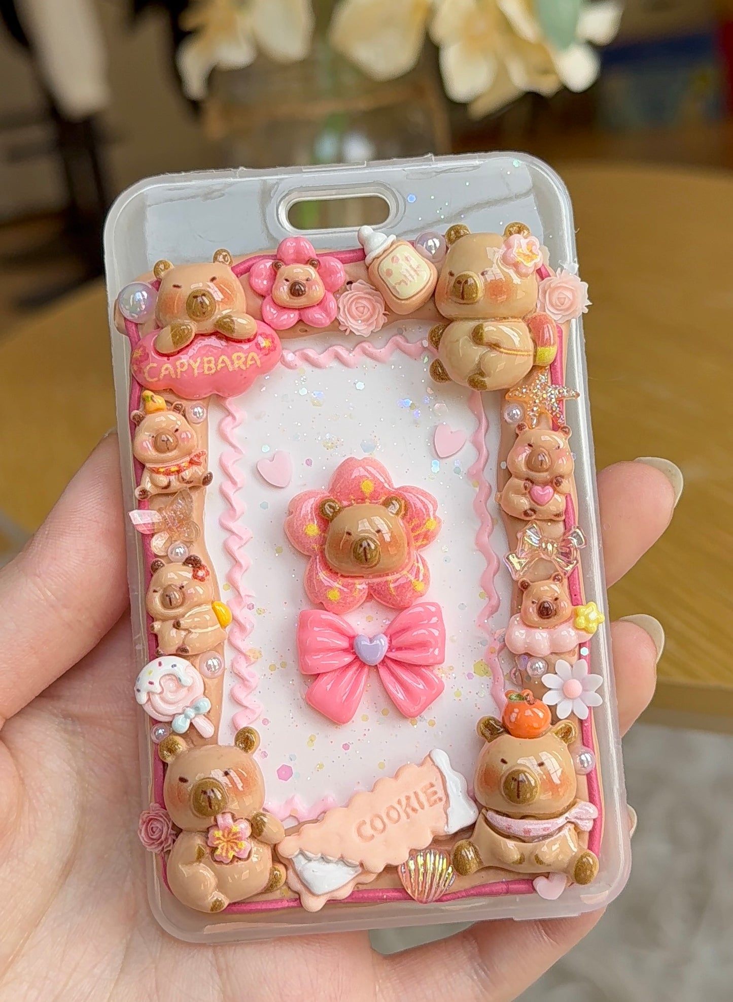 Card Holder - Capyblossom
