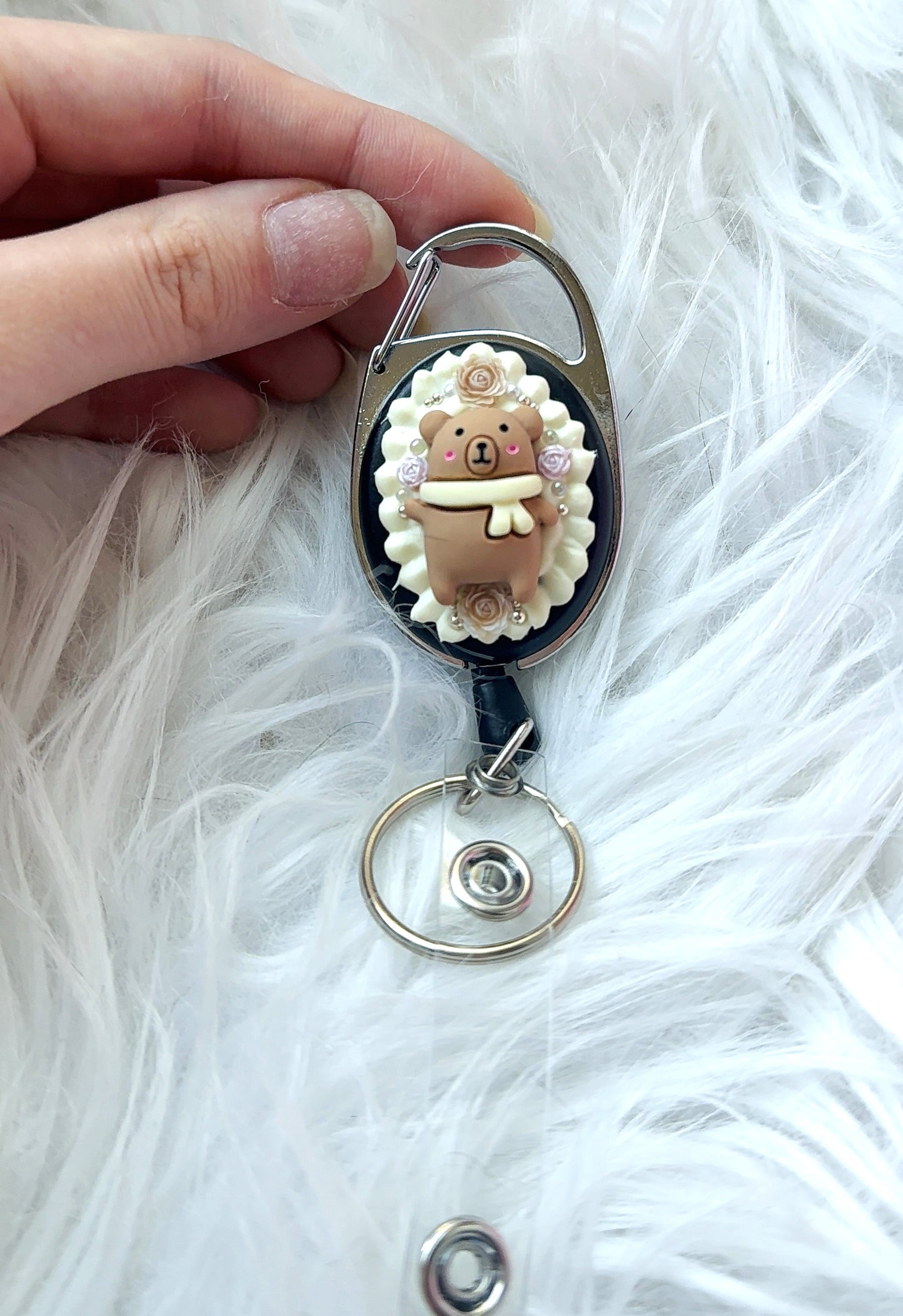 Badge Reel - Rose Milktea